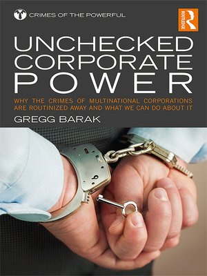 cover image of Unchecked Corporate Power